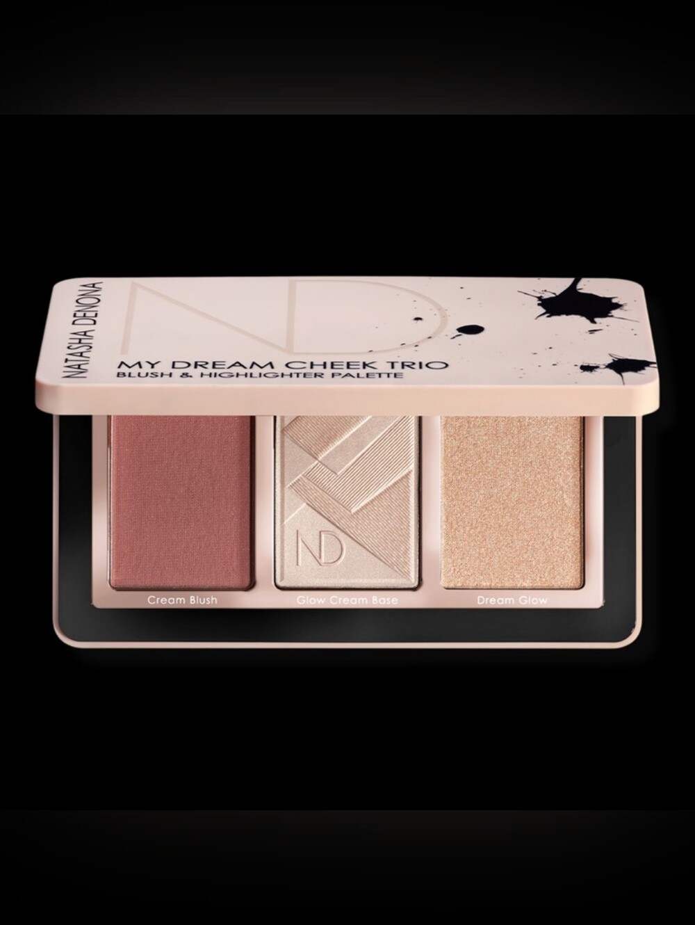 Natasha Denona My Dream Cheek Trio Blush & Highlighter Palette Brand New In Box